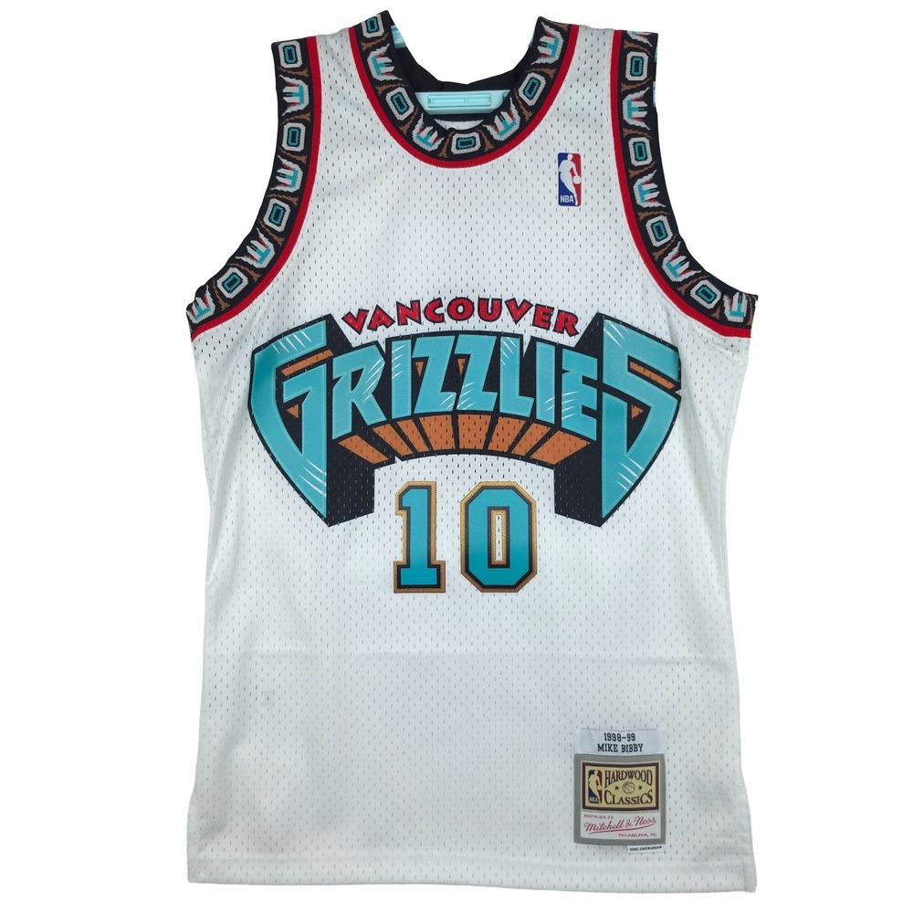 Mike Bibby Vancouver Grizzlies Mitchell & Ness Small Jersey 1998-99 White NWT